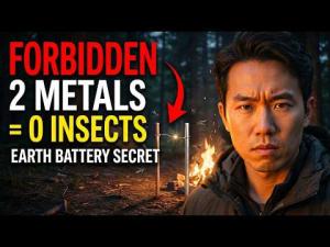 Connecting Two Metals REPELS ALL Insects — The “Earth Battery” Secret